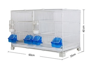 Luxury Ornamental <strong>Bird</strong> <strong>Cage</strong> with New Clasp Large Space and Partition Silk <strong>Bird</strong> Breeding Carrier in Plastic Tray Box Packing - Product Image 6