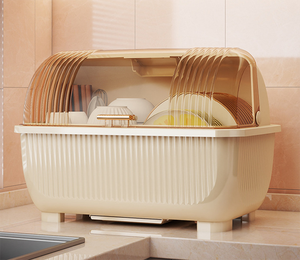 Caja <span class=keywords><strong>de</strong></span> almacenamiento <span class=keywords><strong>de</strong></span> vajilla multifuncional para el hogar, organizador <span class=keywords><strong>de</strong></span> cocina ABS, tapa a prueba <span class=keywords><strong>de</strong></span> polvo, <span class=keywords><strong>escurridor</strong></span> <span class=keywords><strong>de</strong></span> <span class=keywords><strong>platos</strong></span>, armario <span class=keywords><strong>de</strong></span> drenaje <span class=keywords><strong>de</strong></span> cocina - Product Image 6