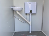 Usage temporaire Portable Wc Chimique En Plastique EPS Sandwich Panneau Mobile Toilettes Cabine pour Extérieur Portable Toilette Camping