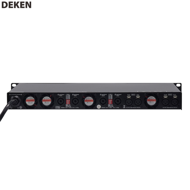 DEKEN DA-42000E Hot Selling Pro 4 Channels 2000W*4 High Power Professional Digital DSP Audio Power Amplifier for Club KTV