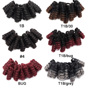 Extensiones de Cabello de Ganchillo con Rizo <span class=keywords><strong>Toni</strong></span>, las Más Pequeñas y Enrolladas, Extensiones de Cabello con Rizo Kenzie, Cabello Afro Corto para Trenzas - Product Image 2