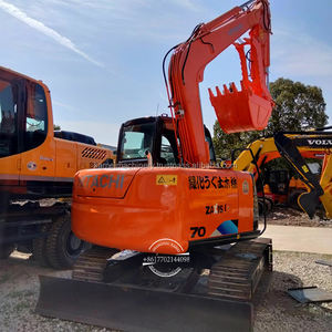 Vente de liquidation! Mini excavatrice sur chenilles HITACHI ZX70 de 7 tonnes utilisée pour le moteur d'aménagement paysager résidentiel de travaux agricoles - Product Image 1