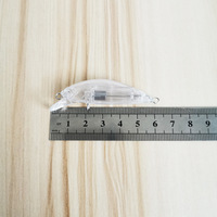 R-8385 supérieur droit 60mm 5g coulant vairon leurre en plastique dur appât blanc leurre corps matériel de pêche appât à la main pour poisson d'eau douce