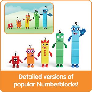 Juguetes JUNRONG Numberblocks 1-5, Bloques de Construcción Educativos de Matemáticas y Conteo, Figuras Apilables Móviles, Aprendizaje Montessori para Niños - Product Image 2
