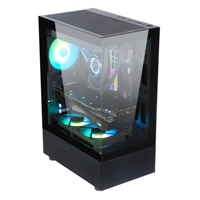 SAMA double face verre trempé atx coque d'ordinateur nouvelle structure pc ordinateur de jeu OEM ODM pc case