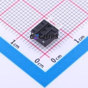 GT-TC112E-H043-L1 Tactile Switch Bent Lead Through Hole-3P,6x6mm Single Pole Single Throw Round Button 1.3N Right Angle Insert - Product Image 2