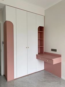 Nuovo Design 2025 Armadio Guardaroba con Scrivania <span class=keywords><strong>per</strong></span> Cameretta Mobili Pratici <span class=keywords><strong>per</strong></span> Camera da Letto con Grande Capacità Cabina Armadio - Product Image 3