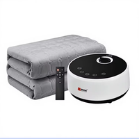 Matelas chauffant à circulation d'eau pour hôpital Quatre Saisons, fonction de minuterie, 100 % polyester, pour la maison, les voyages, l'hôpital, les pique-niques