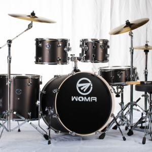 <span class=keywords><strong>Batería</strong></span> de Madera de Álamo, Venta Directa de Fábrica, Instrumentos Musicales, <span class=keywords><strong>Batería</strong></span> de 5 Tambores y 3 Platillos para Adultos y Niños con Bancos y Soporte - Product Image 1