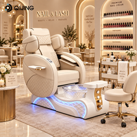 Équipement de salon de beauté : Pompe de vidange pour spa de pieds électrique à jets magnétiques, fauteuil de pédicure pour manucure et salon de nail art