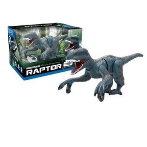 Enfants télécommande infrarouge dinosaure marche RC Robot dinosaure avec son réaliste marche dinosaure <span class=keywords><strong>Velociraptor</strong></span> - Product Image 1