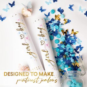 Coriandoli cannoncino Party popper <span class=keywords><strong>cuore</strong></span> eco-friendly per momenti memorabili per la laurea di capodanno compleanno di natale Baby Shower - Product Image 2