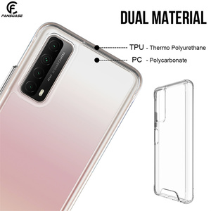 Custodia per telefono ibrida sottile in acrilico trasparente + tpu per <span class=keywords><strong>huawei</strong></span> <span class=keywords><strong>p</strong></span> <span class=keywords><strong>smart</strong></span> 2021/y7a custodia rigida antiurto - Product Image 5