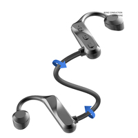 Headphone Konduksi Tulang K69 Grosir, Earphone Olahraga Nirkabel, Headset TWS Konduksi Tulang Tahan Air