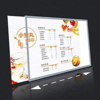 A1 A2 A3 A4 Publicité Led Affiche Cadre Photo Led Signe Menu Boîte à Lumière Enseigne