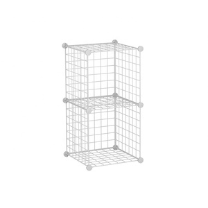 Estante de Almacenamiento de Alambre para el Hogar, Tamaño Pequeño, Panel de Rejilla en Color Negro o Blanco - Product Image 4