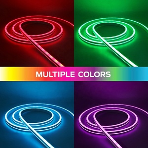 Striscia LED Neon RGB Intelligente WS2812B 120 LED/m DC5V, Illuminazione Indirizzabile Individualmente, Tubo in Gel di Silice - Product Image 3