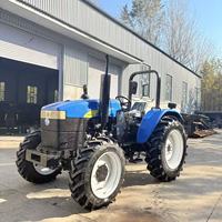 70 Power 4x4 Tracteur agricole chargeur pour la vente pas cher 70hp Mini tracteur agricole à roues