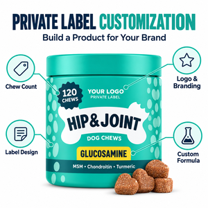 PET HEALTH Hip & Joint <b>Dog</b> Chews with <b>Glucosamine</b> MSM Chondroitin Turmeric 120 Soft Chews for All Breeds and Ages - Product Image 3
