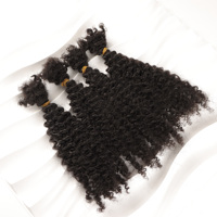 Cheveux humains à tresser très demandés, lots 4a4b4c, extensions de cheveux humains afro, cheveux humains afro crépus en vrac pour tressage bouclé
