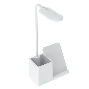 แท่นชาร์จไร้สาย 15W สำหรับ Apple iPhone พร้อมไฟกลางคืน LED และที่ใส่ปากกา อุปกรณ์จัดระเบียบโต๊ะทำงาน ขายส่งจากโรงงานโดยตรง - Product Image 6