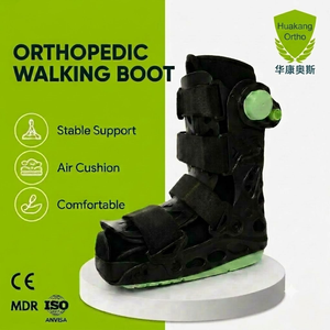 <span class=keywords><strong>Bota</strong></span> Neumática Corta CAM con Bomba de Aire Inflable, <span class=keywords><strong>Bota</strong></span> Médica Ajustable para Recuperación de Fracturas de Tobillo - Product Image 1