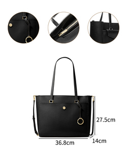 Tarifa gratuita Sudeste asiático Hecho <span class=keywords><strong>Paparazzi</strong></span> # PA0050 <span class=keywords><strong>Moda</strong></span> 3 piezas Vegan PU Leather Lady Tote Bolsos Monedero Crossbody Bag para mujer - Product Image 4