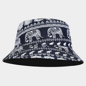 Chapeau Bob Réversible Imprimé Éléphant Tendance pour Hommes et Femmes – Idéal pour l'Été et les Activités de Plein Air - Product Image 6