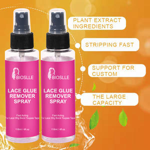 BIOSLLE OEM Vente en gros Outil d'<span class=keywords><strong>extension</strong></span> de cheveux Spray d'élimination de la colle pour perruque Produit chimique non nocif pour dissolvant de colle pour dentelle - Product Image 2