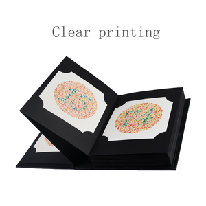Livre d'optométrie <span class=keywords><strong>Ishihara</strong></span> 38 cartes pour le <span class=keywords><strong>test</strong></span> de la Daltonisme et de la déficience chromatique ISHI-38-2 - Product Image 2