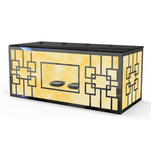 Bien <span class=keywords><strong>restaurante</strong></span> suministros equipo de cocina led de colores de luz de inducción bufé rozaduras plato calentador de comida de la estación - Product Image 3