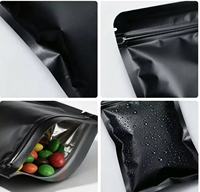 Pochettes personnalisées imprimées refermables à fermeture éclair, en aluminium, avec encoche de déchirement, résistantes à l'humidité et aux odeurs, gaufrées, pour le stockage de snacks, bonbons et petits articles