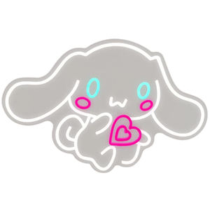 Cinnamoroll enseigne au néon art mural LED néon chambre salle <span class=keywords><strong>de</strong></span> <span class=keywords><strong>jeux</strong></span> décoration personnage <span class=keywords><strong>de</strong></span> dessin animé japonais chien image mignon décor à la maison nuit - Product Image 6