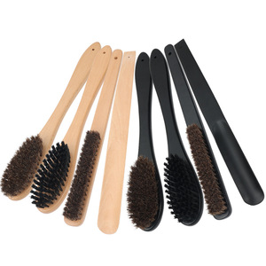 Yinite Clothes Brush And <b>Shoe</b> Horn Set Solid Wood With Bristle For Hotel Home Use - Product Image 5