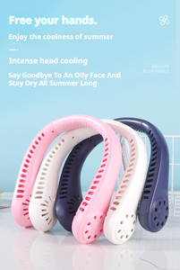 Caliente perezoso persona fresco carga sin aspas portátil cuello-Colgante ventilador silencioso mini manos libres portátil ventilador deportivo - Product Image 6
