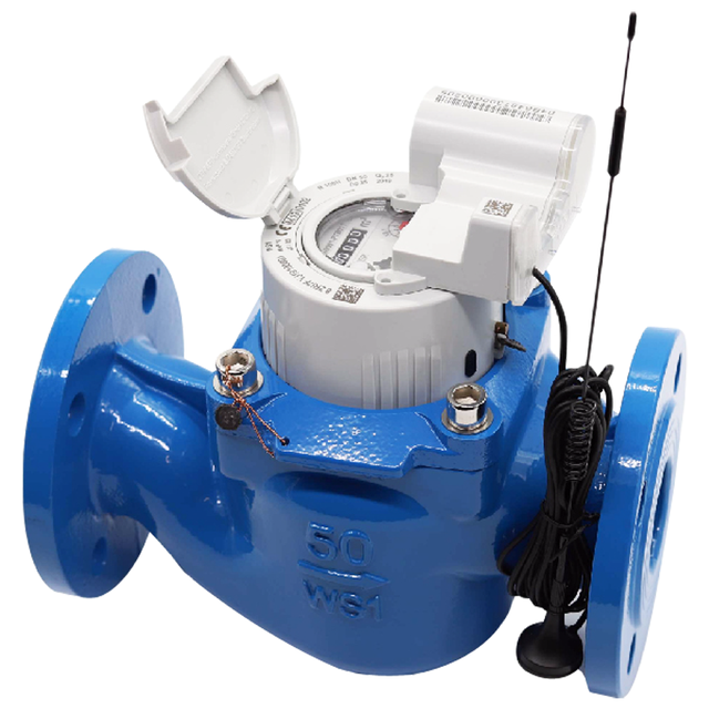 Large Caliber NB IoT Smart Water Meter OEM Shangyong Remote Monitoring Non Magnetic Pulse IP68 Brass Body Long Life Supply
