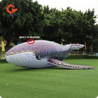 Dauphin Gonflable Géant Éclairage à Led Modèle Animal Dauphin pour Publicité Extérieure