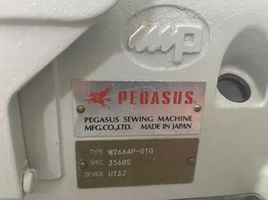 Máquina <span class=keywords><strong>de</strong></span> <span class=keywords><strong>Coser</strong></span> Japonesa Pegasus W2600 W2664, Resistente al Aceite, Cabezal Cuadrado Pequeño, Cinco Hilos, Tres <span class=keywords><strong>Agujas</strong></span>, Usada, para <span class=keywords><strong>Coser</strong></span> Elásticos - Product Image 6