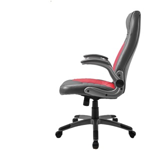 Silla de Oficina Ejecutiva Giratoria de PU, Ajustable en Altura, con Ruedas para Uso en Oficina, Modelos en Negro, Rojo, Azul y Gris - Product Image 5