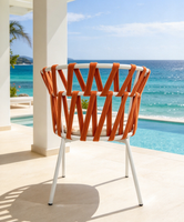 Sièges temporaires, Fauteuil de balcon, Canapé en corde tressée, Design moderne et épuré, Chaise d'extérieur, Chaise de salle à manger en corde