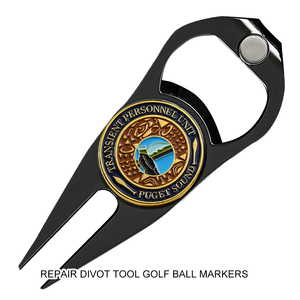 Cá Nhân Hoá Tùy Chỉnh Kim Loại Mềm Men Golf Bóng Đánh Dấu Sản Xuất Đồng Xu Từ Bóng Đánh Dấu Golf Phụ Kiện Hat Clip - Product Image 5