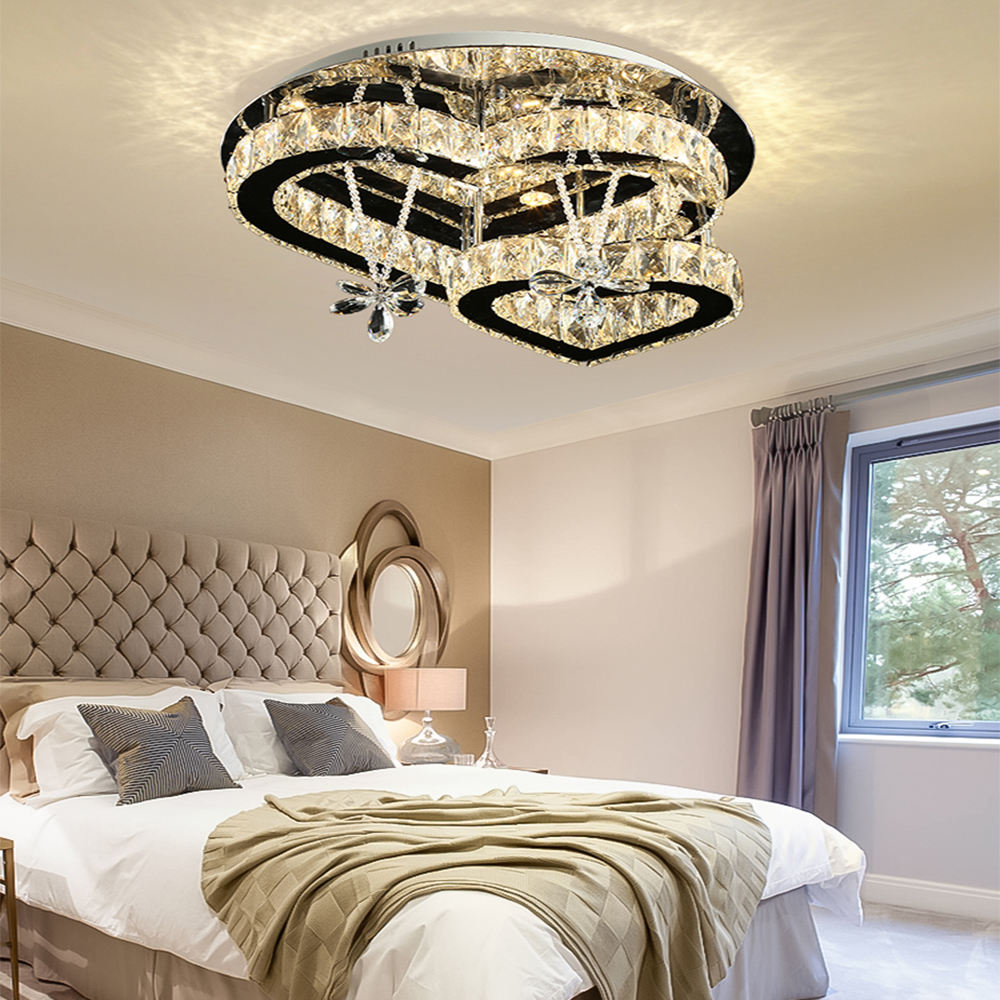 设计师悬挂吊坠灯现代落地小吊灯心形顶灯卧室