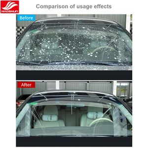 Haoshun 2L kính chắn gió màu xanh máy giặt chất lỏng trên 0 thấp mùi không rửa sạch vết Remover mạnh mẽ kính sạch mô hình H-1383 - Product Image 4