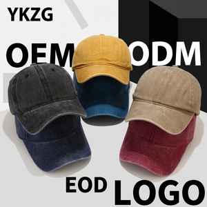 Gorra de Béisbol Vintage Lavada 100% Algodón OEM ODM al por Mayor, de 6 Paneles, con Visera Curva Retro, Efecto Desgastado, Casual, para Sol, con Logotipo Personalizado, para Exteriores - Product Image 1