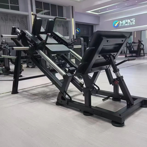 Máquina <span class=keywords><strong>de</strong></span> Sentadillas Hack LD01, Prensa <span class=keywords><strong>de</strong></span> Piernas <span class=keywords><strong>de</strong></span> Acero Resistente para Gimnasio, Equipo para Glúteos, Cuádriceps y Brazos, Ajustable para Gimnasio/Estudio/Hogar - Product Image 1