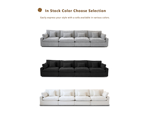 ATUNUS Set di Divani <span class=keywords><strong>Componibili</strong></span> in Stile Nordico Moderno, Arredamento Confortevole per <span class=keywords><strong>Soggiorno</strong></span> e Appartamenti - Product Image 6