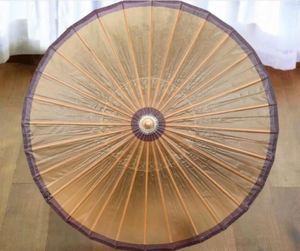 Parasol japonais personnalisable en papier huilé et bambou, imperméable, pour mariage, avec commande manuelle - Product Image 2
