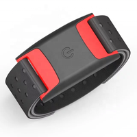 Pelacak Detak Jantung Anti Air Terbaru yang Dapat Diisi Ulang dengan BLE ANT+ Rentang 40-220 BPM Kompatibel dengan Wahoo/Strava untuk Kebugaran di Gym dan Olahraga