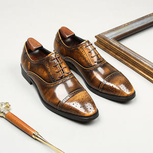 รองเท้าธุรกิจผู้ชายทรงหัวแหลม น้ำหนักเบา แฟชั่นสไตล์ใหม่ปี 2026  วัสดุหนัง  ชุดเจ้าบ่าว - Product Image 5