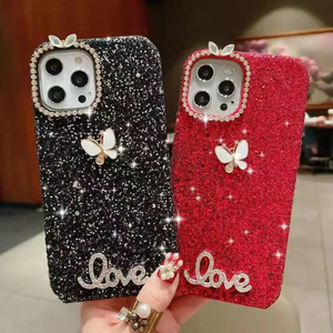 New Handmade Long lanh kim cương Bling bìa cho iphone 7 8 cộng với XR x XS max 11 12 13 14 15 16 17 không khí cộng với Pro Max điện thoại trường hợp - Product Image 3